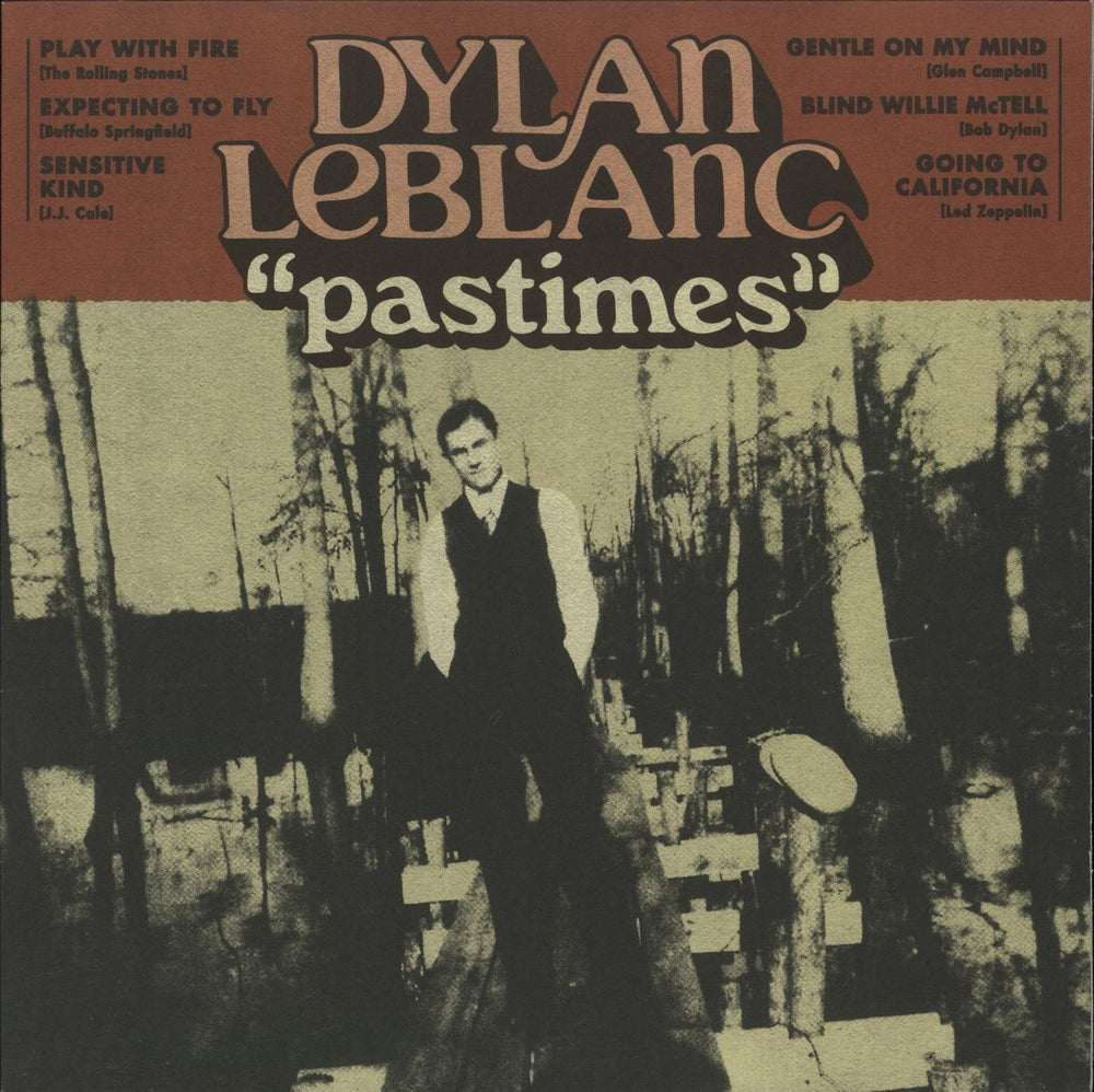 Dylan LeBlanc Pastimes - Orange Vinyl US 12" vinyl single (12 inch record / Maxi-single) ATLP374