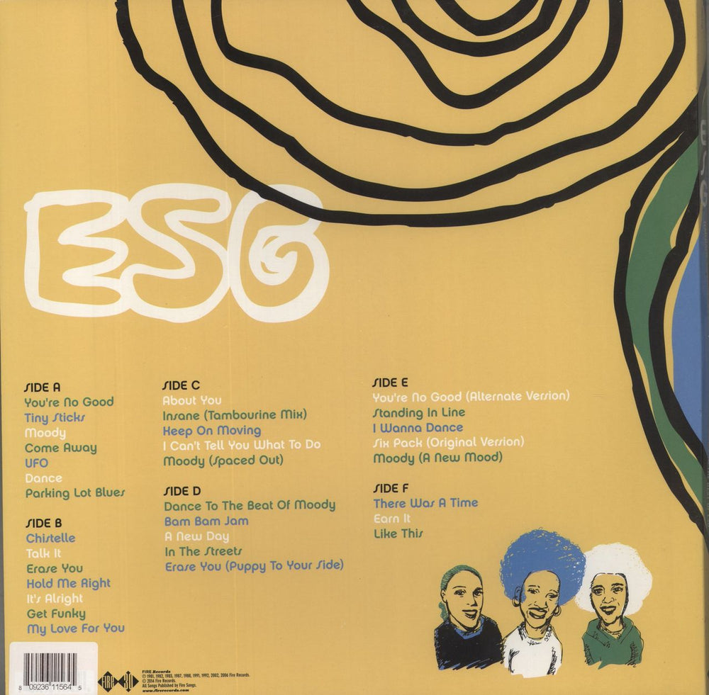 E.S.G. Dance To The Best Of ESG [Emerald, Sapphire And Gold] - Sealed UK 3-LP vinyl record set (Triple LP Album) ESG3LDA853430