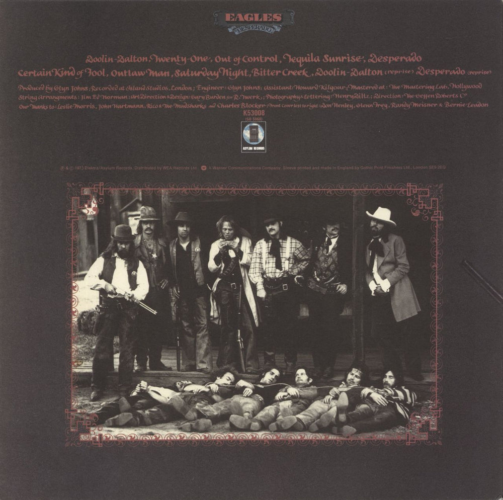 Eagles Desperado - Nimbus Supercut UK vinyl LP album (LP record)