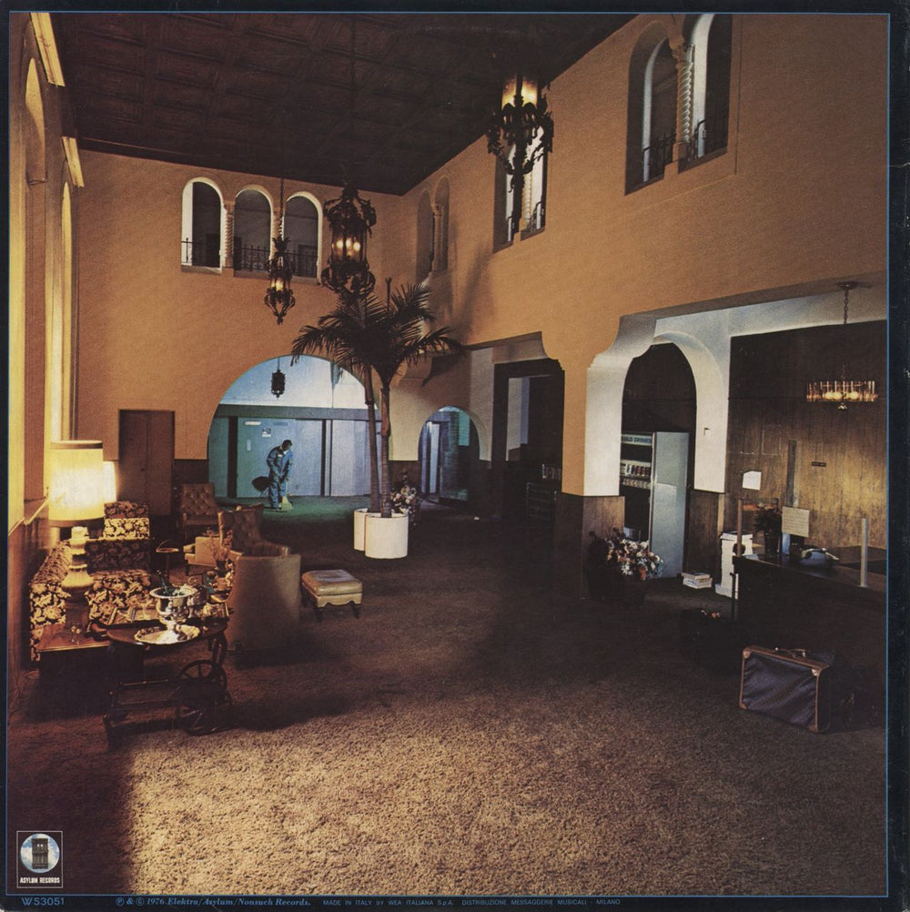 Eagles Hotel California + Poster Italian vinyl LP album (LP record)