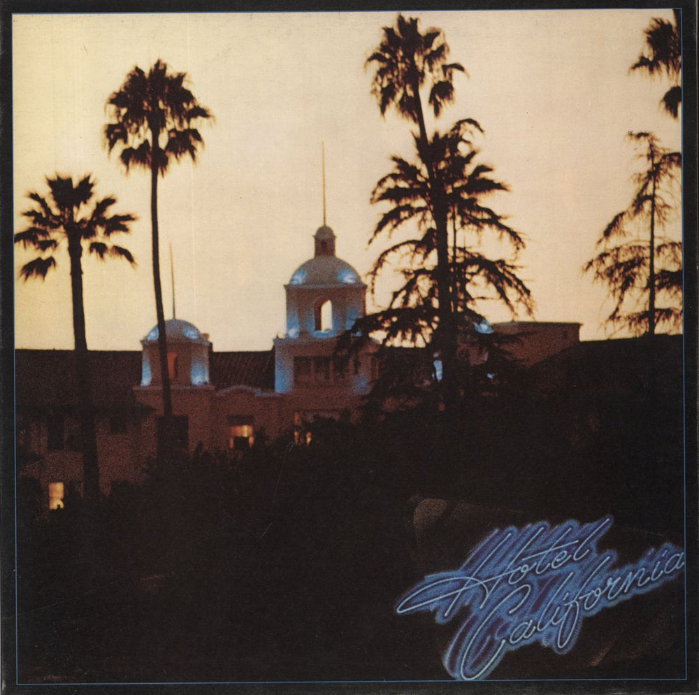 Eagles Hotel California + Poster - VG UK vinyl LP album (LP record) K53051