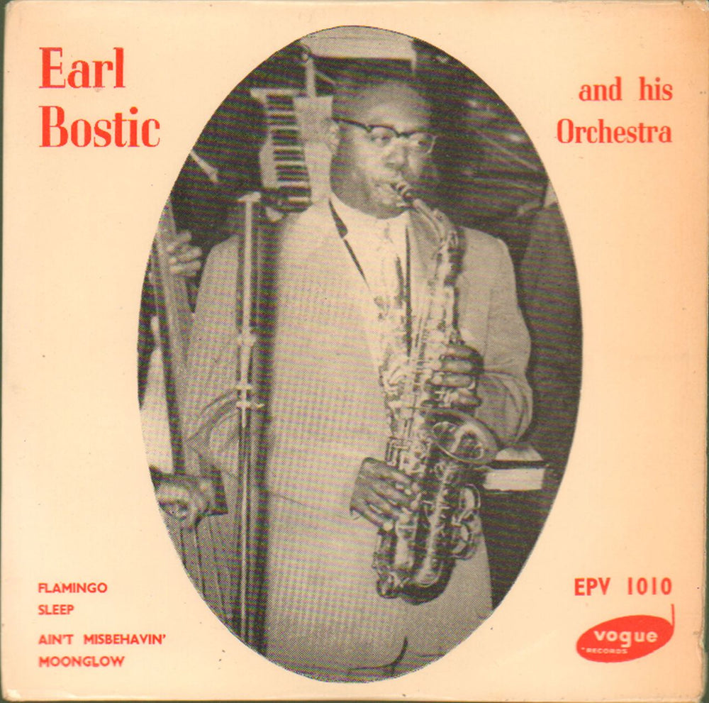 Earl Bostic Earl Bostic And His Orchestra - Triangular Centre UK 7" vinyl single (7 inch record / 45) EPV1010