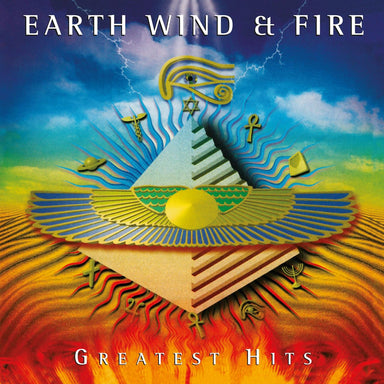 Earth Wind & Fire Greatest Hits - Transparent Blue Vinyl 180 Gram UK 2-LP vinyl record set (Double LP Album) EWF2LGR834868