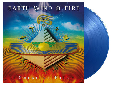 Earth Wind & Fire Greatest Hits - Transparent Blue Vinyl 180 Gram UK 2-LP vinyl record set (Double LP Album) MOVLP3395