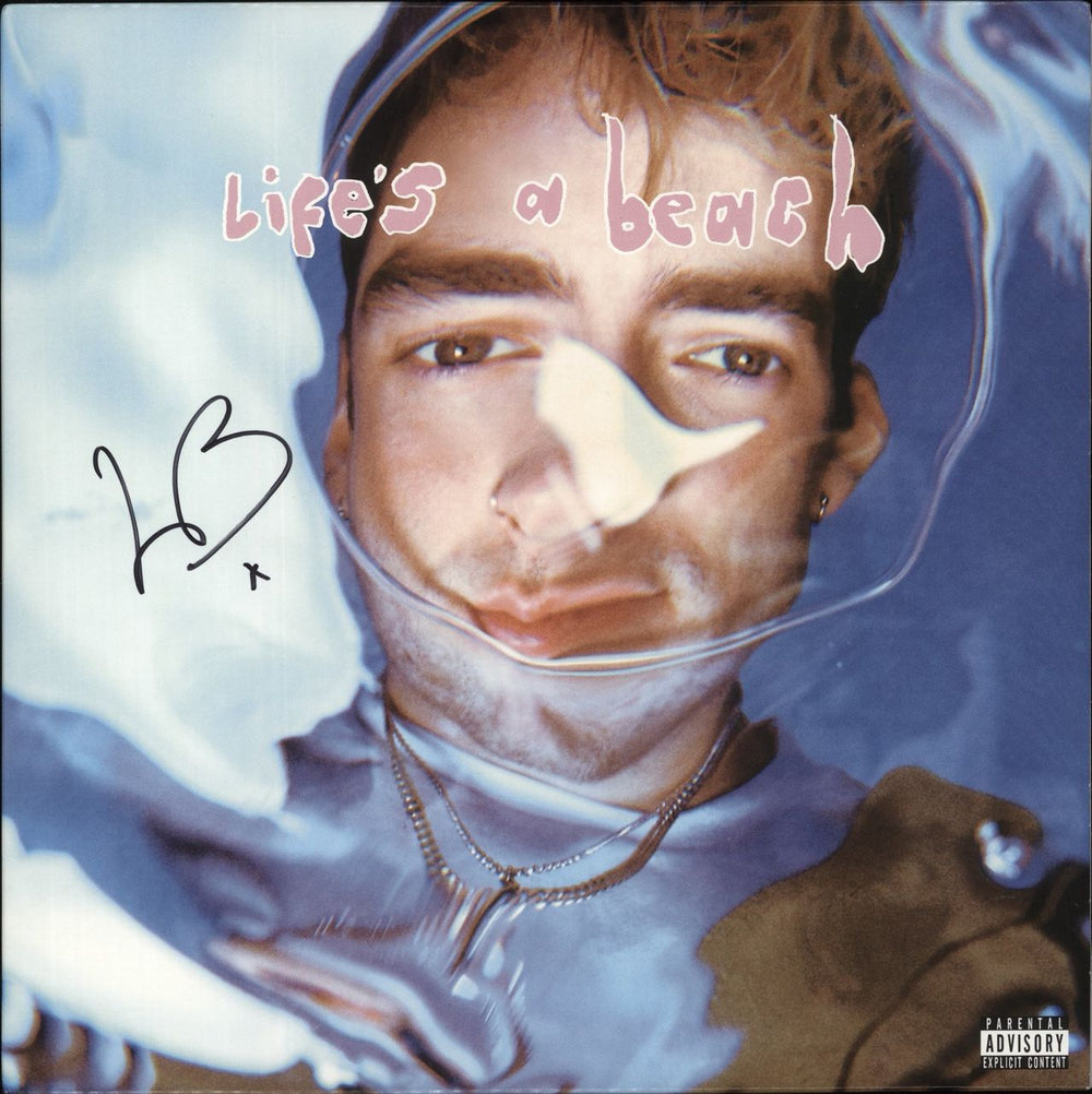 Easy Life Life's A Beach - Transparent Yellow - Autographed UK vinyl LP album (LP record) 3564097