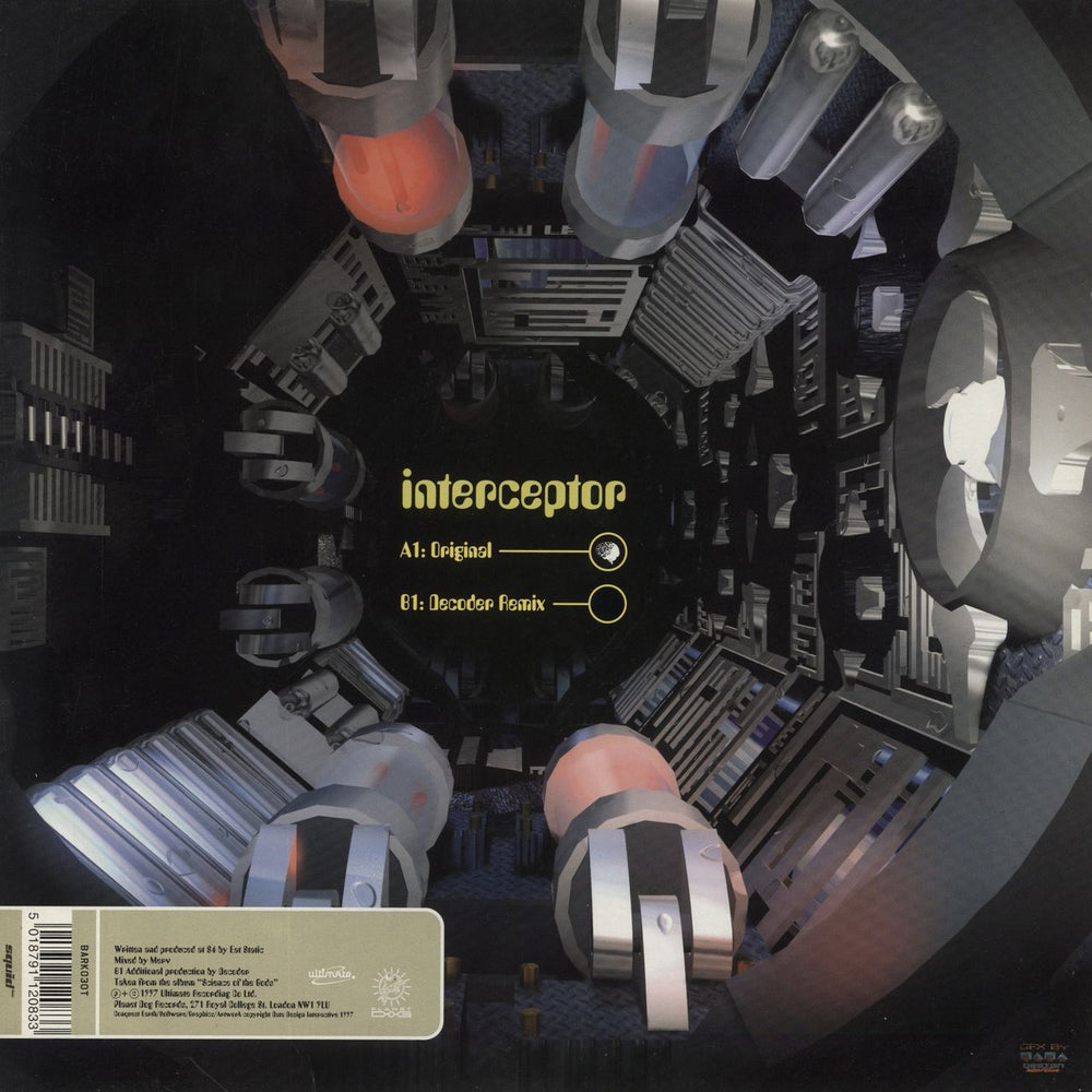 Eat Static Interceptor UK 12" vinyl single (12 inch record / Maxi-single) 5018791100835