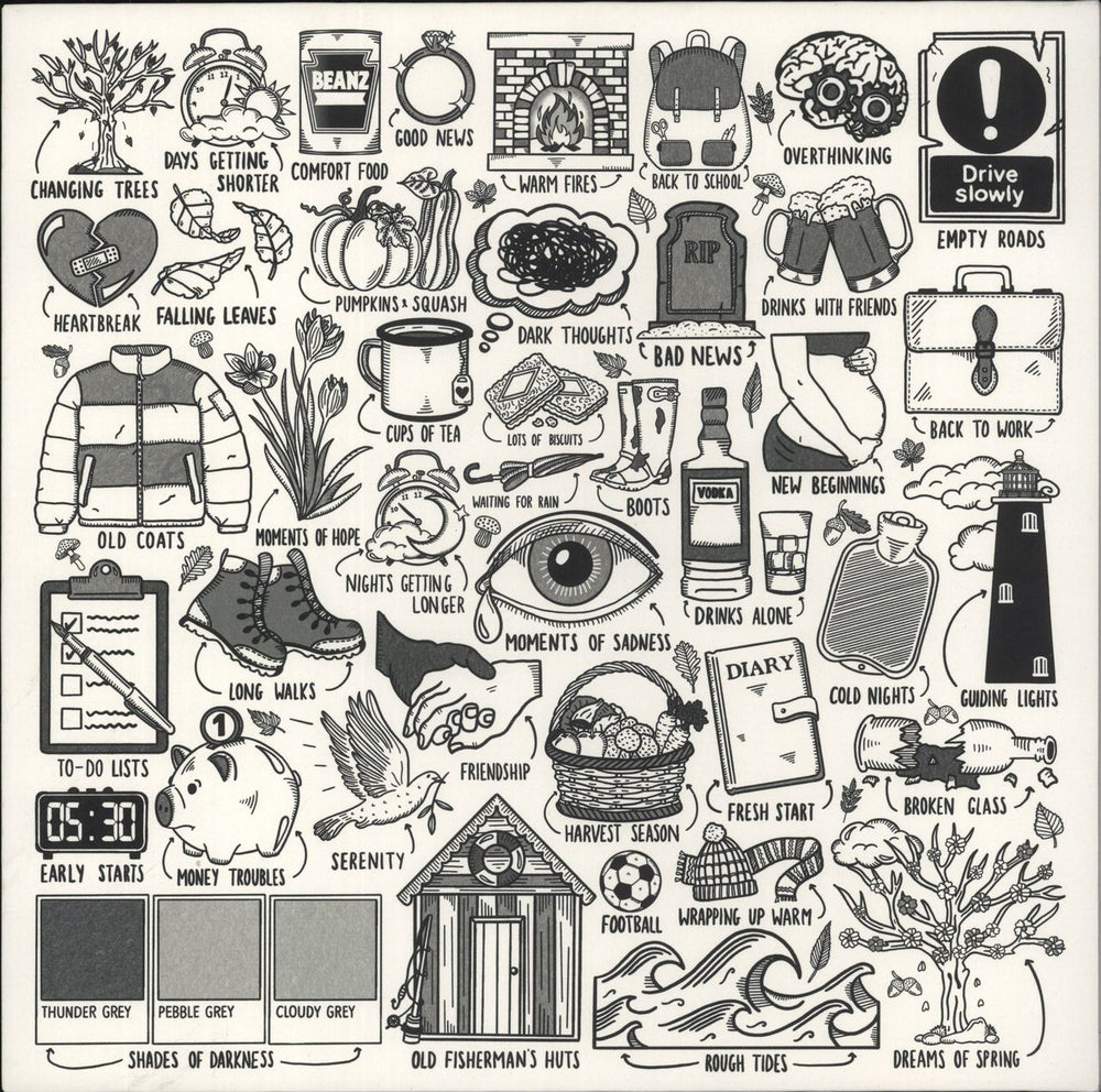 Ed Sheeran Autumn Variations - White Vinyl UK vinyl LP album (LP record) 5054197767289