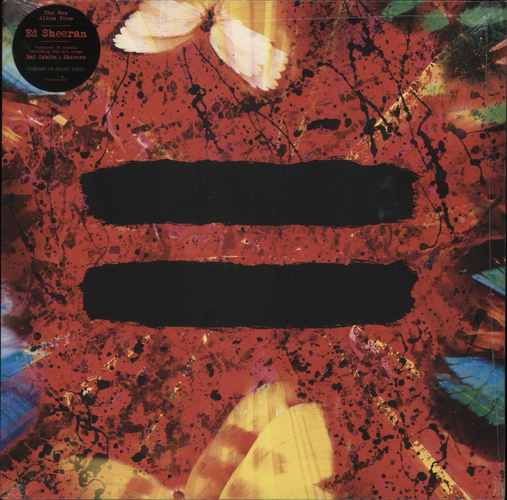 Ed Sheeran = [Equals] - Black Vinyl - Sealed UK vinyl LP album (LP record) 0190296657054