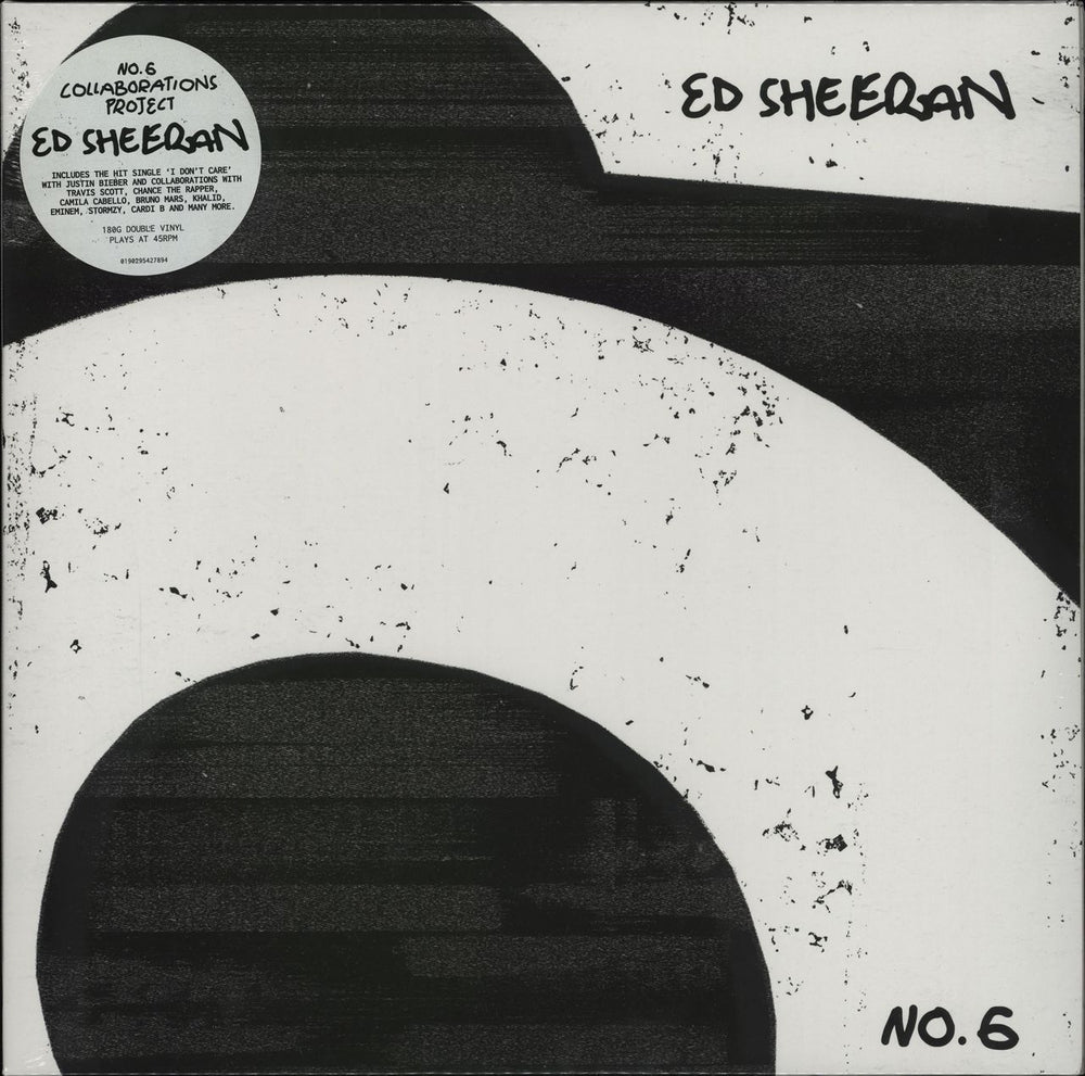 Ed Sheeran No.6 Collaborations Project - 180gram Vinyl - Sealed UK 2-LP vinyl record set (Double LP Album) 0190295427894