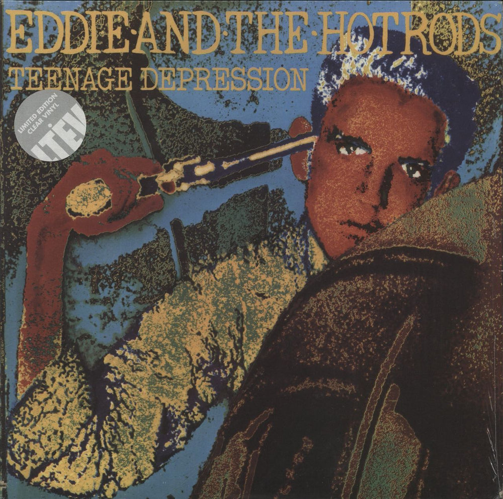 Eddie And The Hot Rods Teenage Depression - Clear Vinyl UK vinyl LP album (LP record) LETV530LP