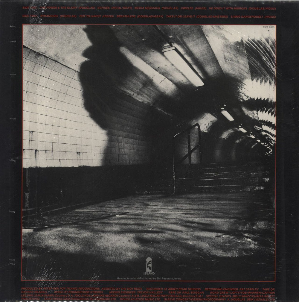 Eddie And The Hot Rods Thriller - Fully Autographed UK vinyl LP album (LP record)