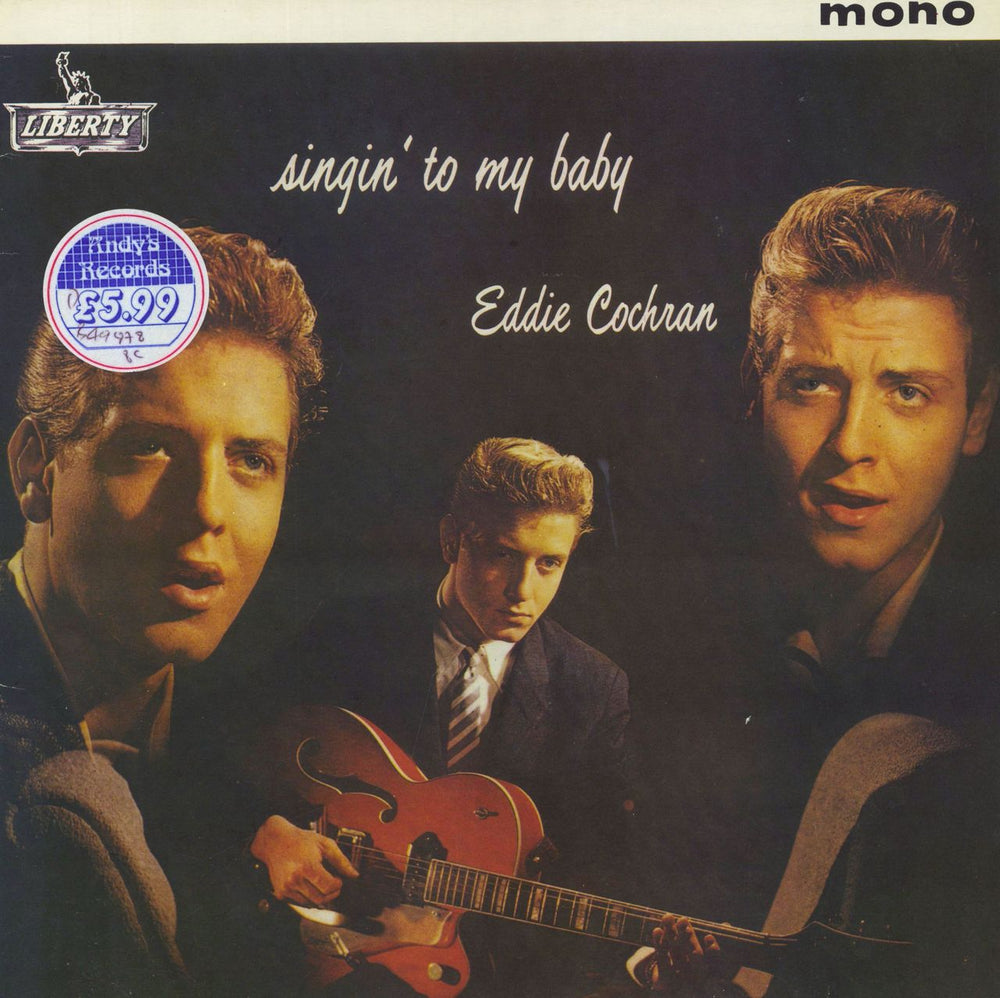 Eddie Cochran Singin' To My Baby French vinyl LP album (LP record) LBYF1158