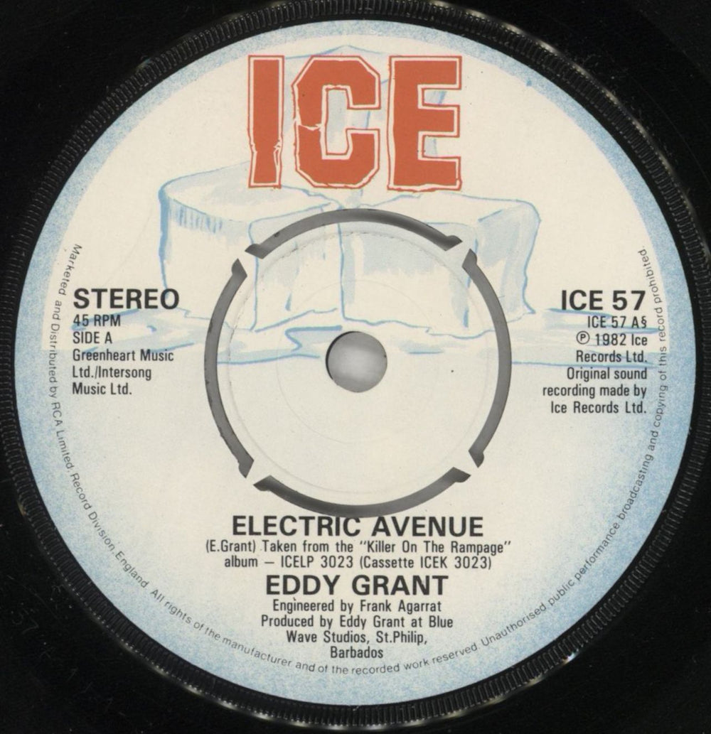 Eddy Grant Electric Avenue UK 7" vinyl single (7 inch record / 45) EDG07EL246416