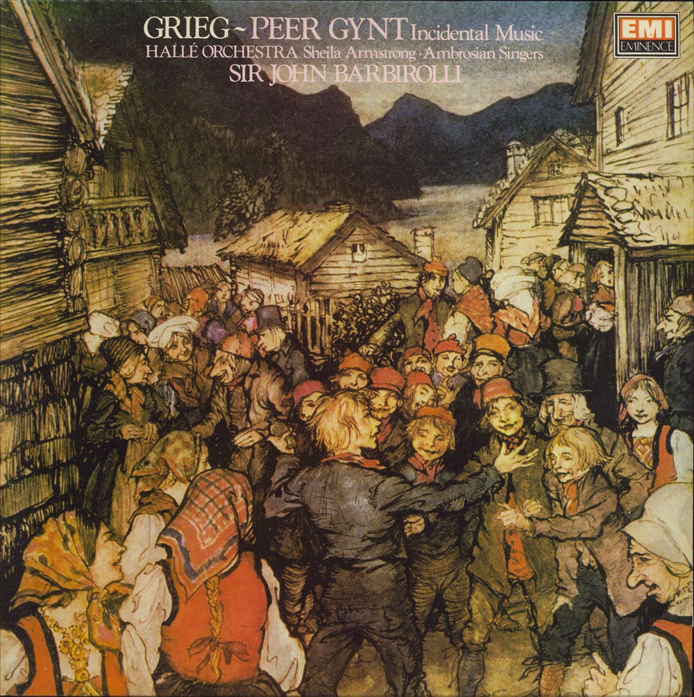 Edvard Grieg Peer Gynt Incidental Music UK vinyl LP album (LP record) EMX4120491