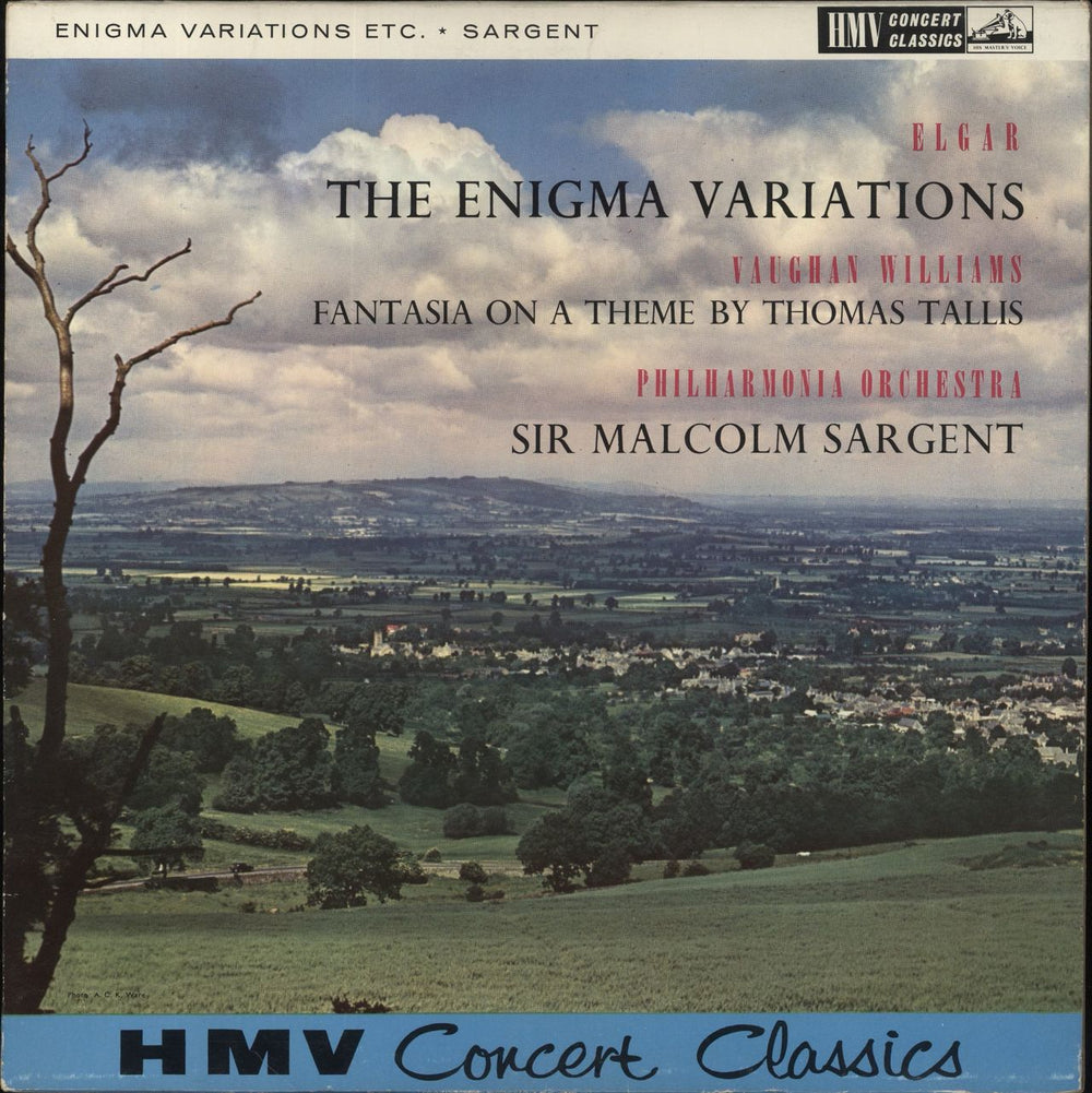 Edward Elgar Elgar: Enigma Variations / Williams: Fantasia On A Theme By Thomas Tallis UK vinyl LP album (LP record) XLP20007