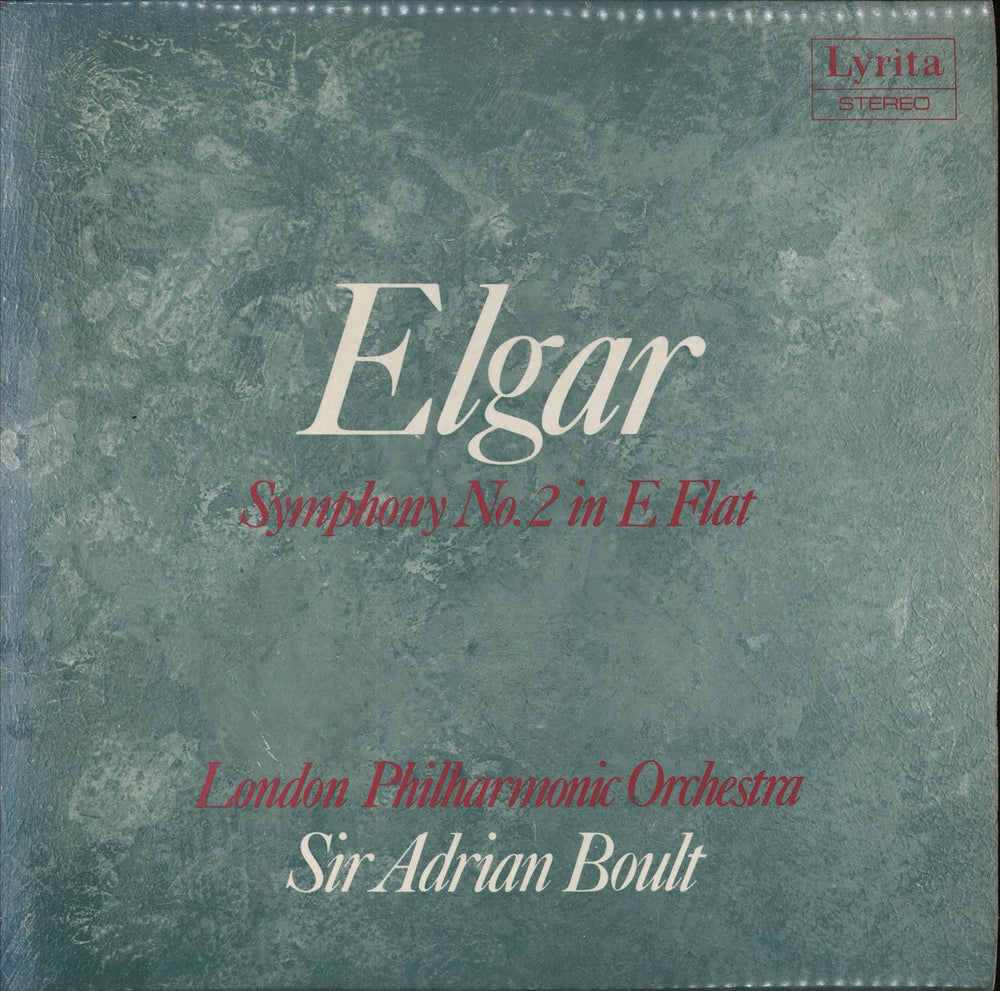 Edward Elgar Elgar: Symphony No 2 In E Flat UK vinyl LP album (LP record) REAM2