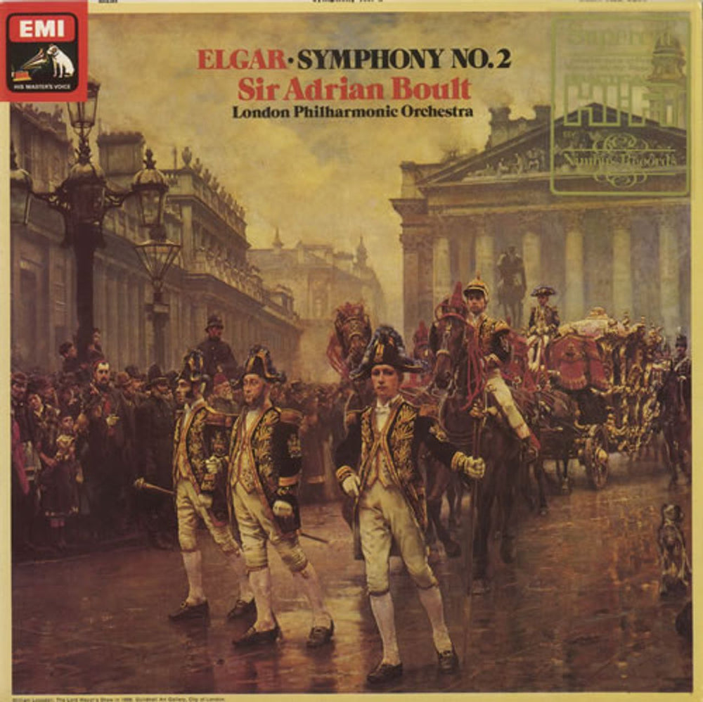 Edward Elgar Symphony No. 2 - Quad - Nimbus Supercut UK vinyl LP album (LP record) ASD3266