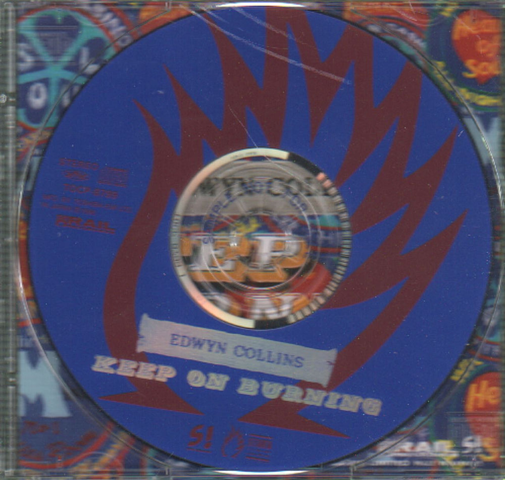 Edwyn Collins Keep On Burning Japanese Promo CD single (CD5 / 5") EDWC5KE133924