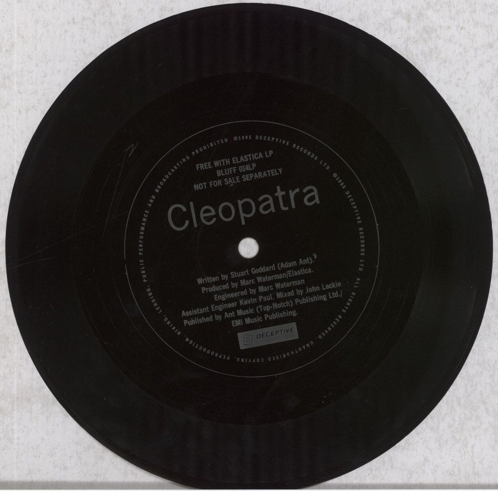 Elastica Elastica + Flexi/Booklet - EX UK vinyl LP album (LP record)