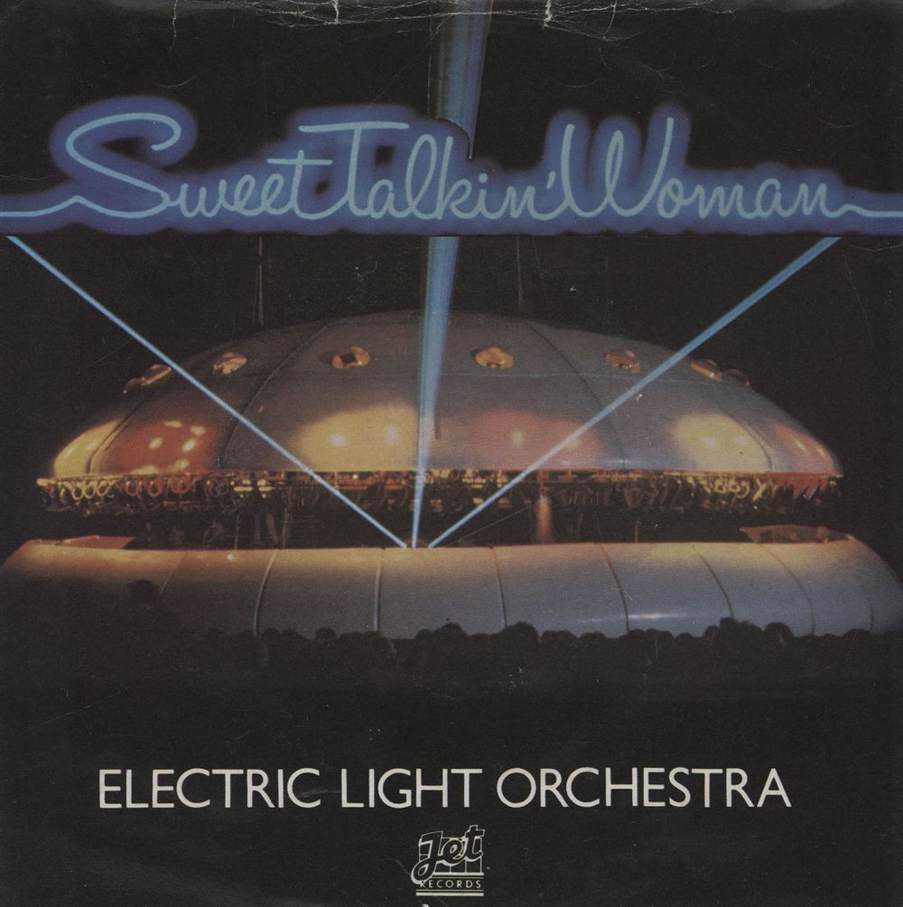 Electric Light Orchestra Sweet Talkin' Woman - Purple Vinyl + Sleeve UK 7" vinyl single (7 inch record / 45) SJET121