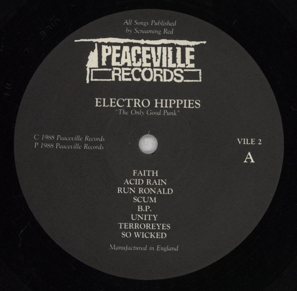 Electro Hippies The Only Good Punk...Is A Dead One UK vinyl LP album (LP record) H95LPTH844573