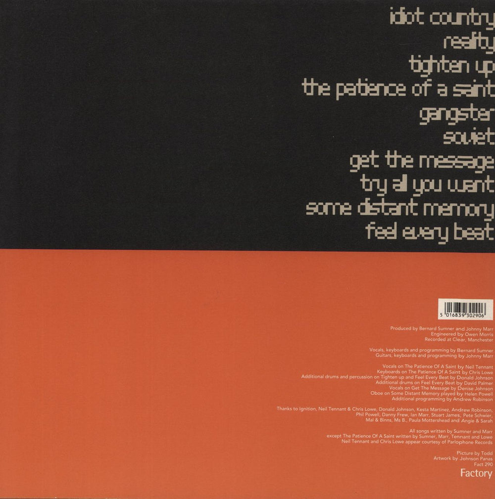 Electronic Electronic - 1st + Price Sticker UK vinyl LP album (LP record) 5016839302906