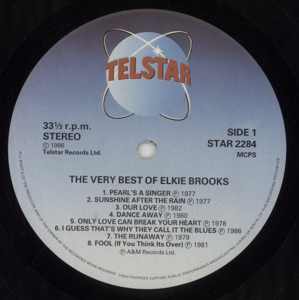 Elkie Brooks The Very Best Of Elkie Brooks UK vinyl LP album (LP record) EKBLPTH418681