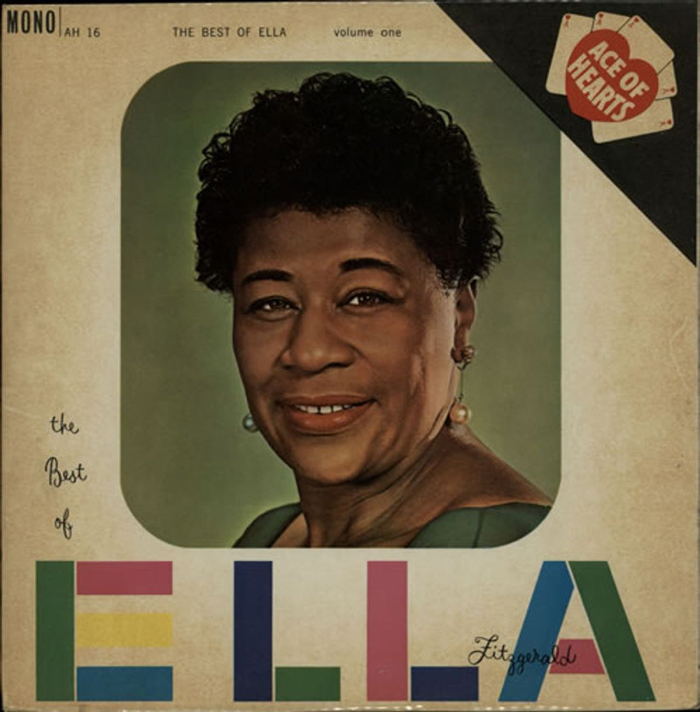 Ella Fitzgerald The Best Of Ella Fitzgerald UK vinyl LP album (LP record) AH16