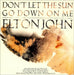 Elton John Don't Let The Sun Go Down On Me UK 12" vinyl single (12 inch record / Maxi-single) EJS2612