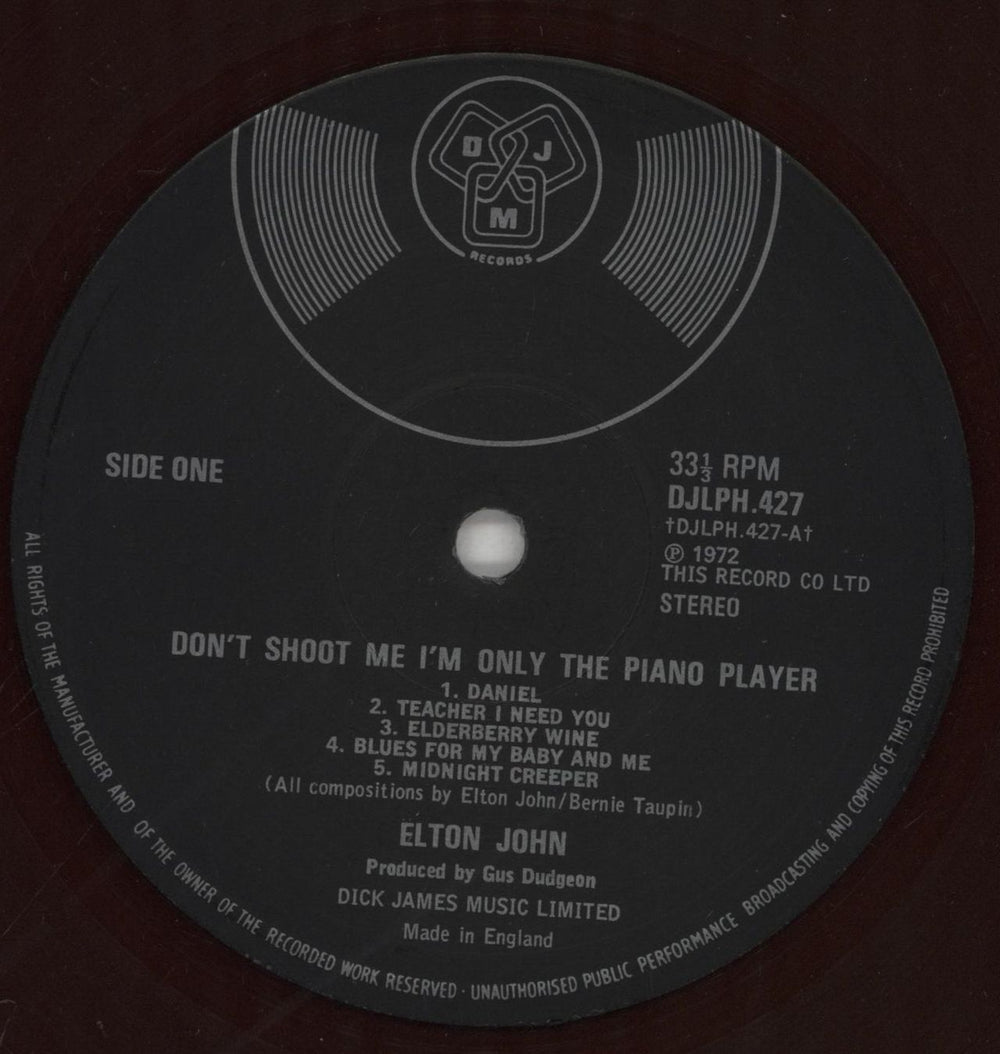 Elton John Don't Shoot Me - 1st - Blue - EX UK vinyl LP album (LP record) JOHLPDO860867