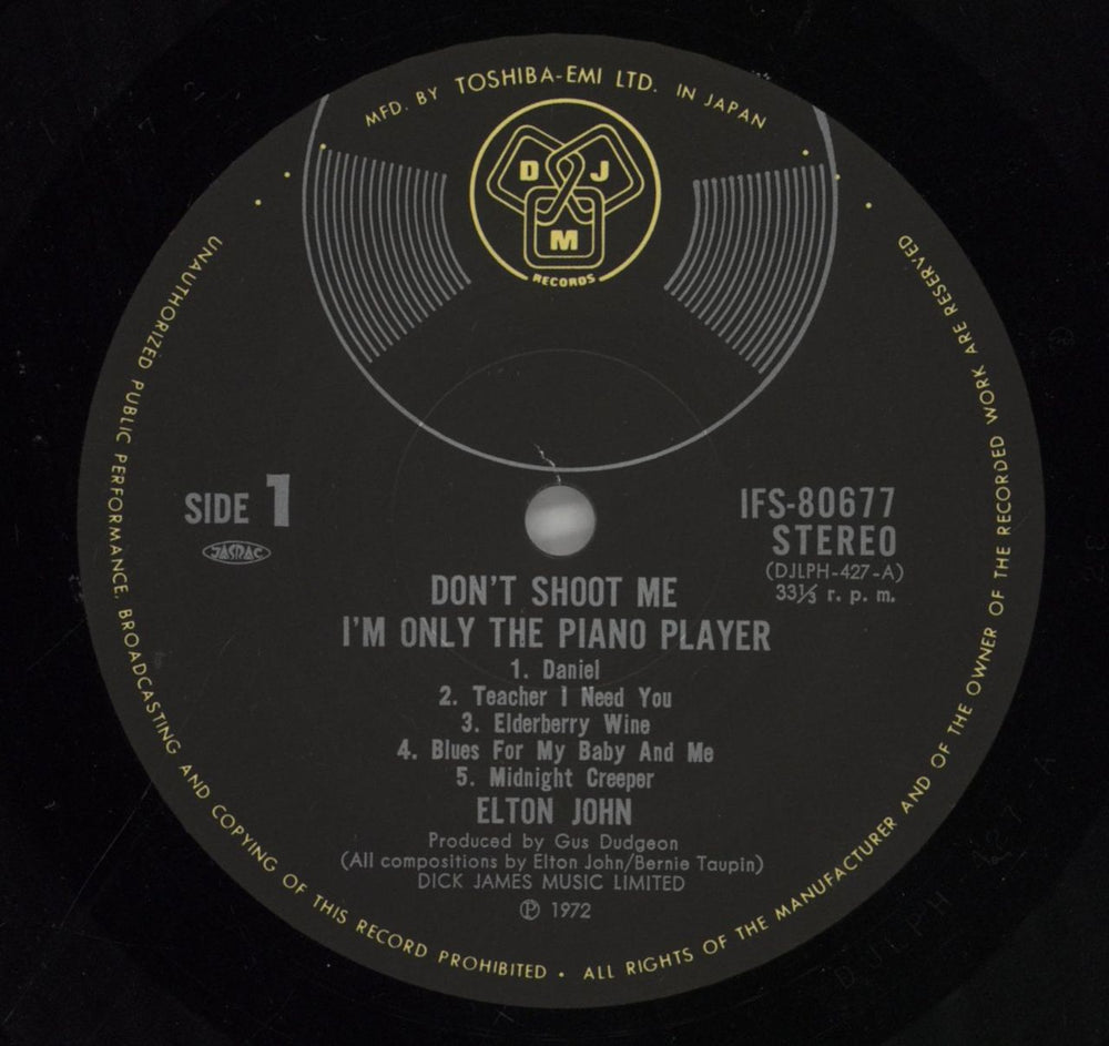 Elton John Don't Shoot Me, I'm Only The Piano Player Japanese 2-LP vinyl record set (Double LP Album) JOH2LDO857699