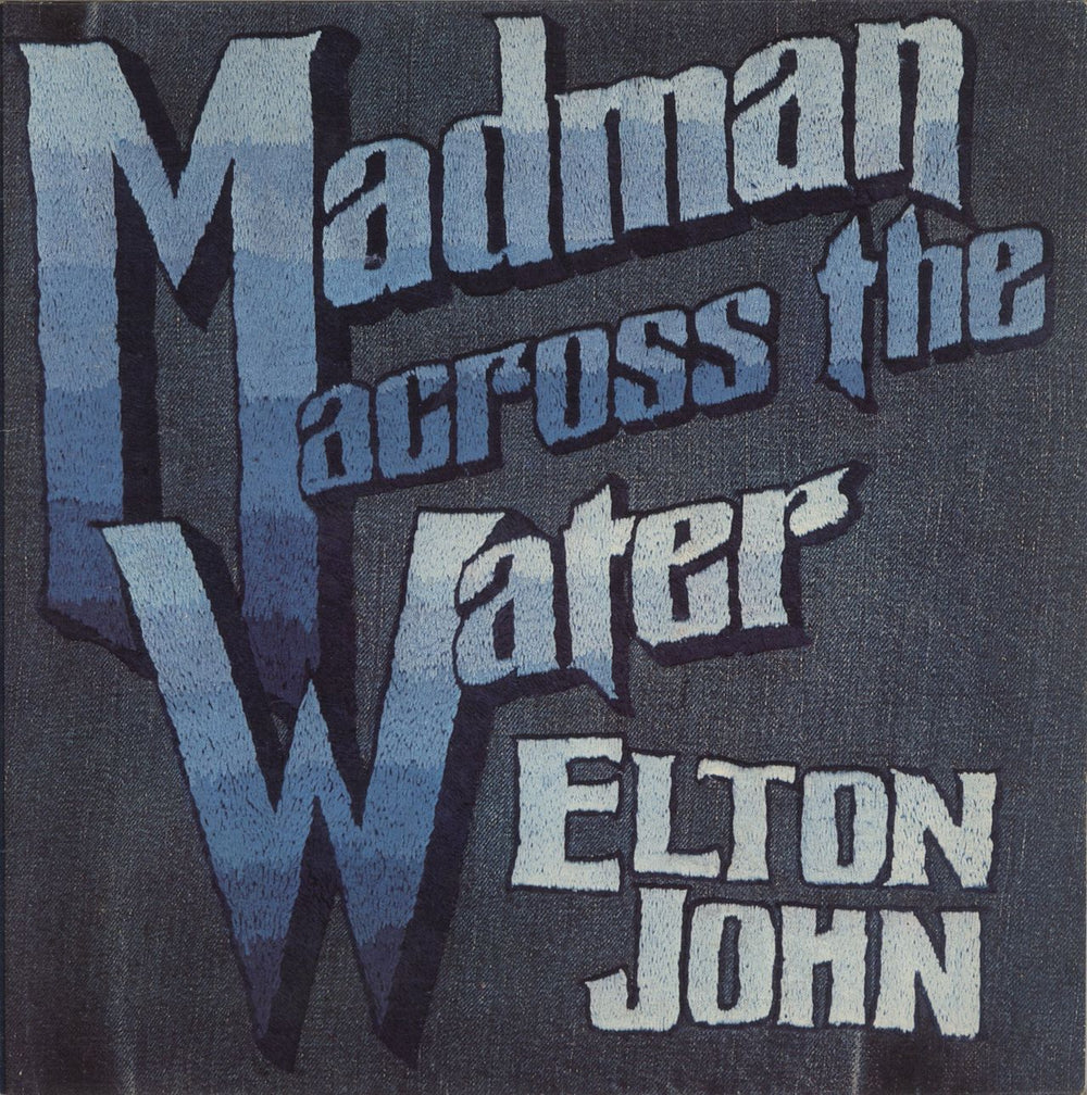 Elton John Madman Across The Water - 1st - Red UK vinyl LP album (LP record) DJLPH420