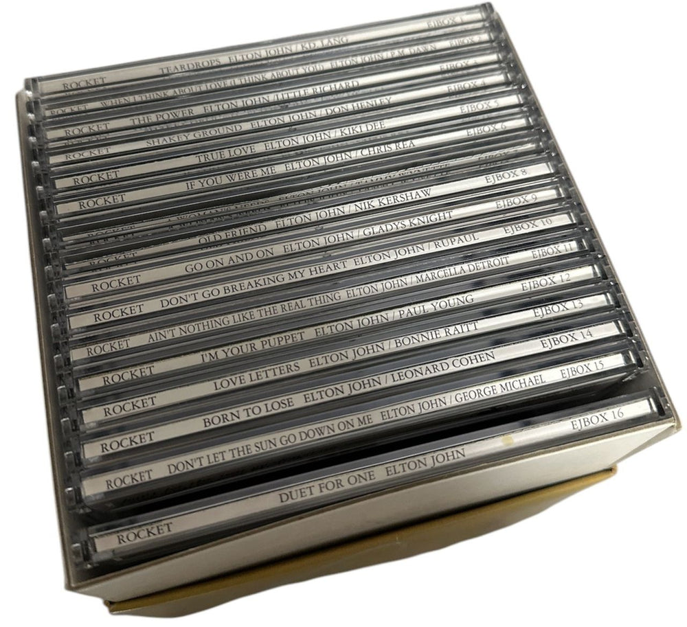 Elton John The Duets Collection UK Promo box set JOHBXTH23999