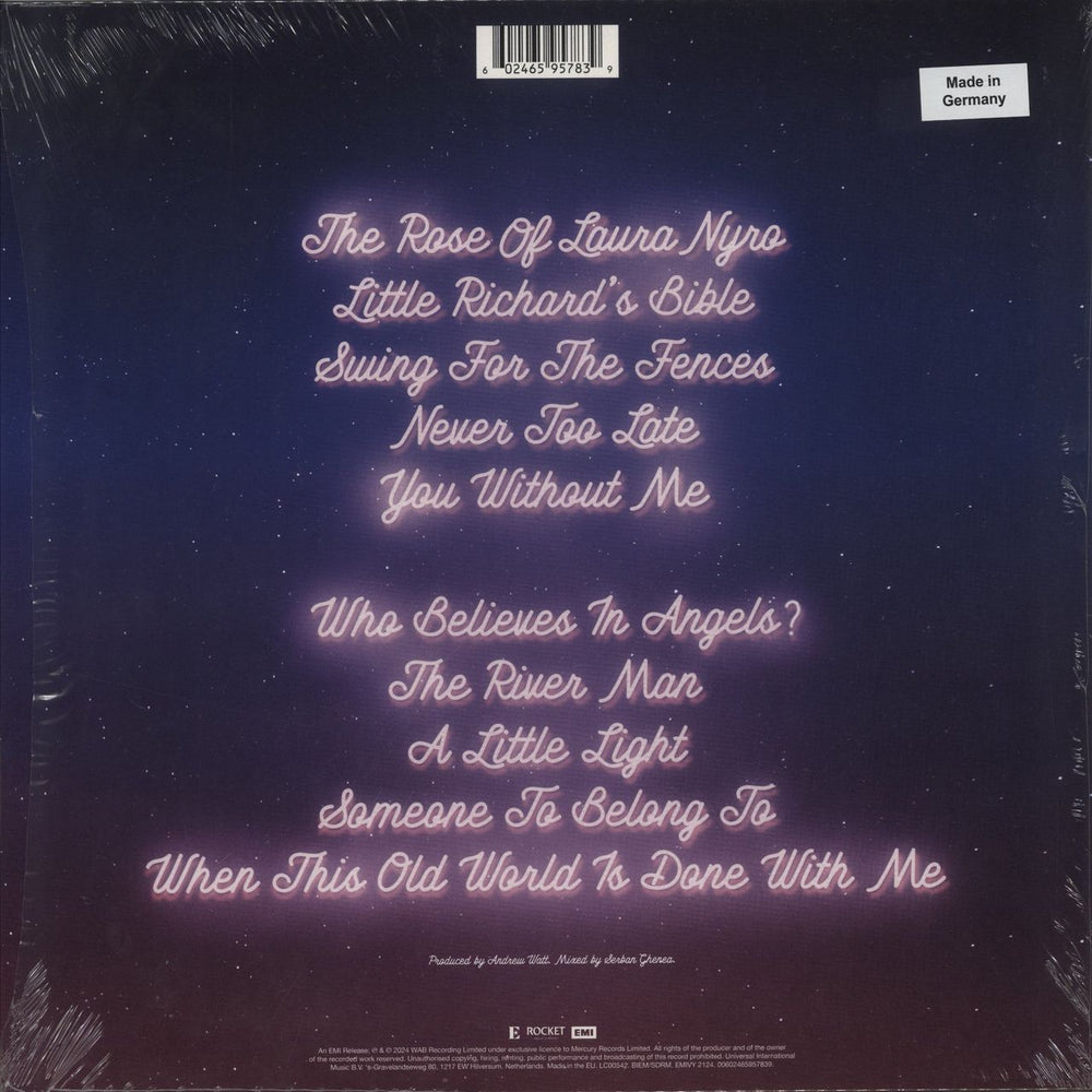 Elton John Who Believes In Angels? - Purple Marble Vinyl - Shrink UK vinyl LP album (LP record) 602465957839