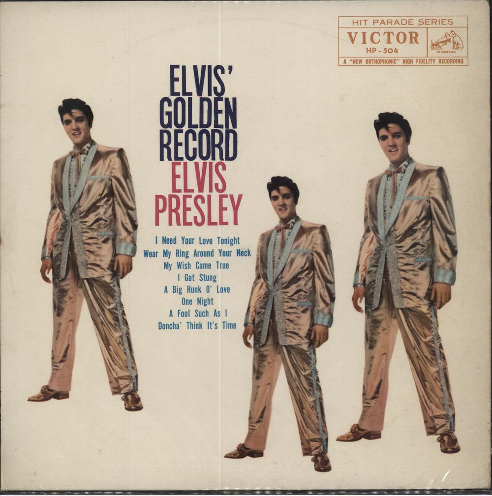 Elvis Presley Elvis' Golden Record - VG Japanese 10" vinyl single (10 inch record) HP-504