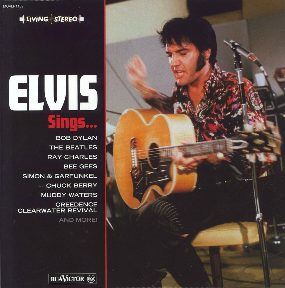 Elvis Presley Elvis Sings... - 180gm UK 2-LP vinyl record set (Double LP Album) MOVLP1189