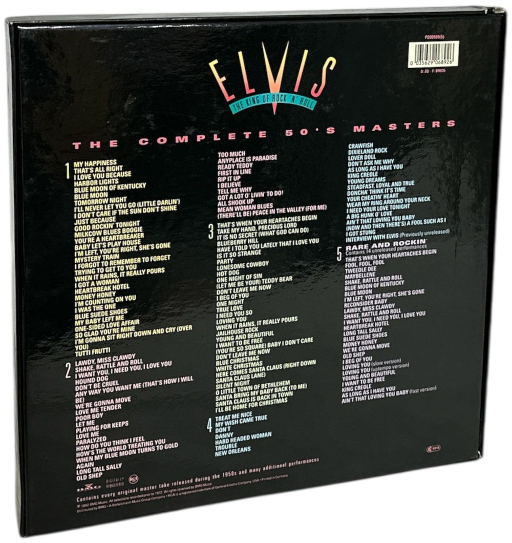 Elvis Presley The Complete 50'S Masters - VG Box UK CD Album Box Set 035629068926