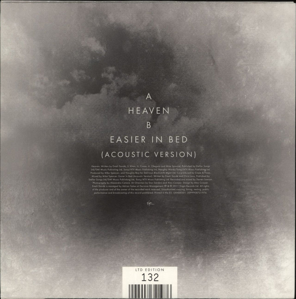 Emeli Sande Heaven UK 7" vinyl single (7 inch record / 45) 5099908721976