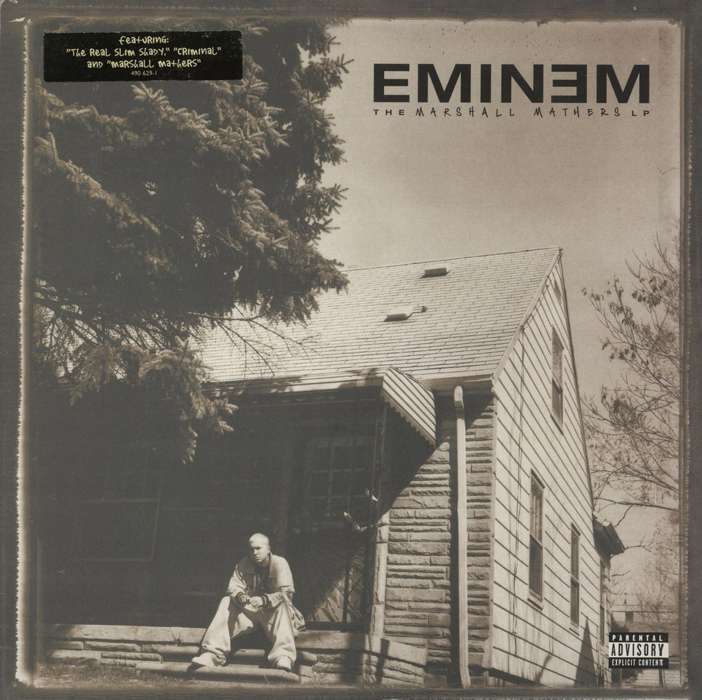 Eminem The Marshall Mathers LP - EX UK 2-LP vinyl record set (Double LP Album) 490629-1