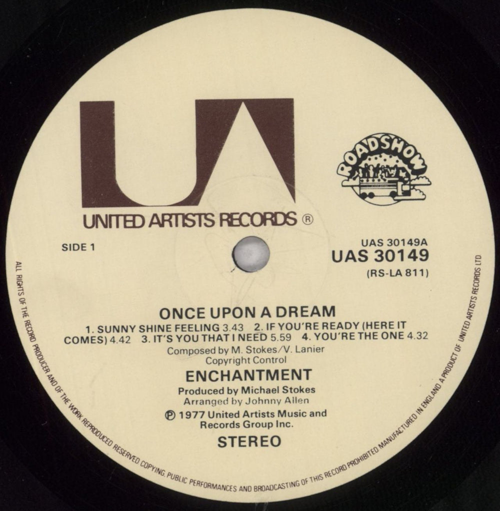 Enchantment Once Upon A Dream UK vinyl LP album (LP record) 0NCLPON848409