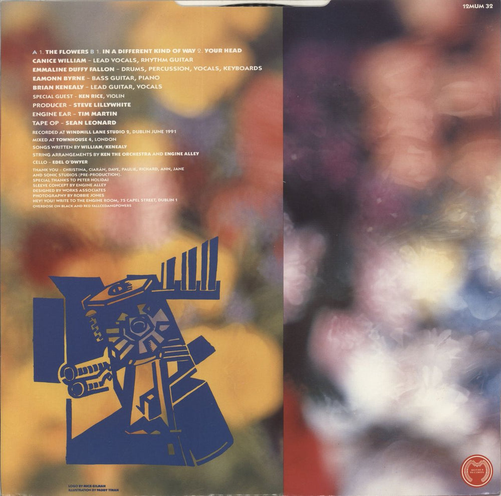 Engine Alley Flowerbox E.P. Irish 12" vinyl single (12 inch record / Maxi-single)