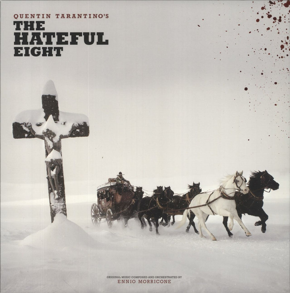 Ennio Morricone Quentin Tarantino's The H8ful Eight - Hateful Eight - 180g UK 2-LP vinyl record set (Double LP Album) TMR-364