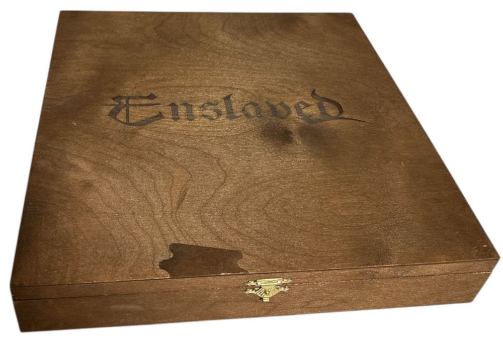 Enslaved The Wooden Box - 180 Gram Green Vinyl German Vinyl Box Set VHR-45-015