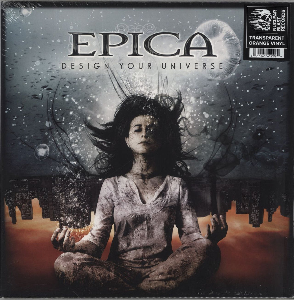 Epica Design Your Universe - Orange Vinyl - Sealed UK 2-LP vinyl record set (Double LP Album) NBR41292