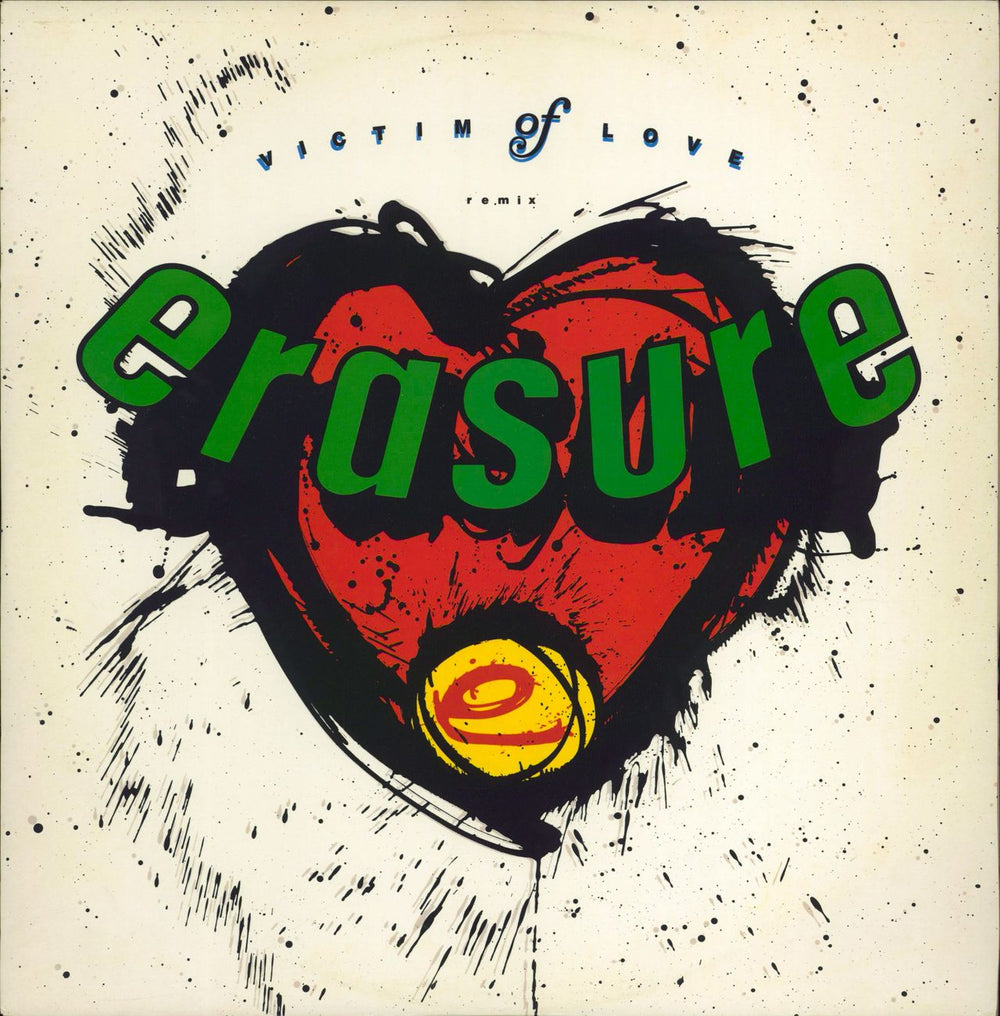 Erasure Victim Of Love UK 12" vinyl single (12 inch record / Maxi-single) 12MUTE61