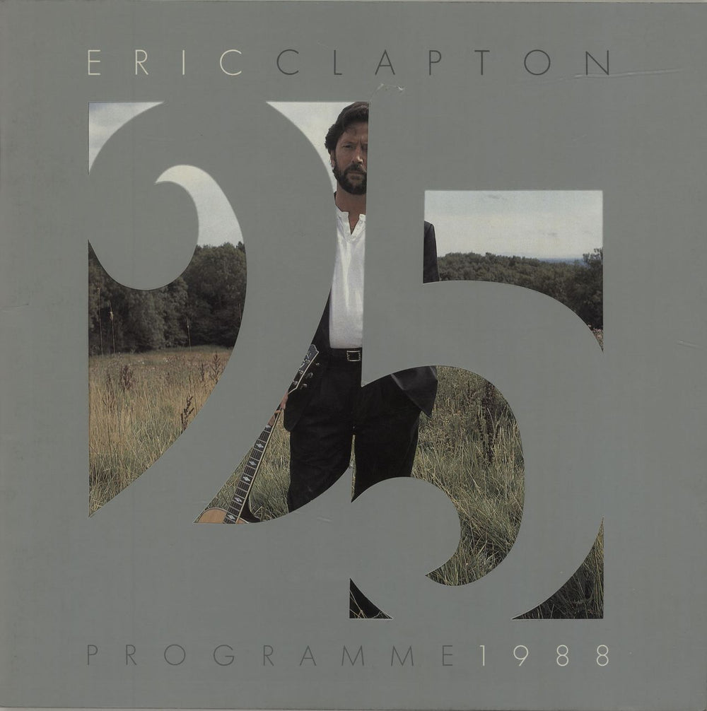 Eric Clapton 25 Years 1988 UK tour programme TOUR PROGRAMME