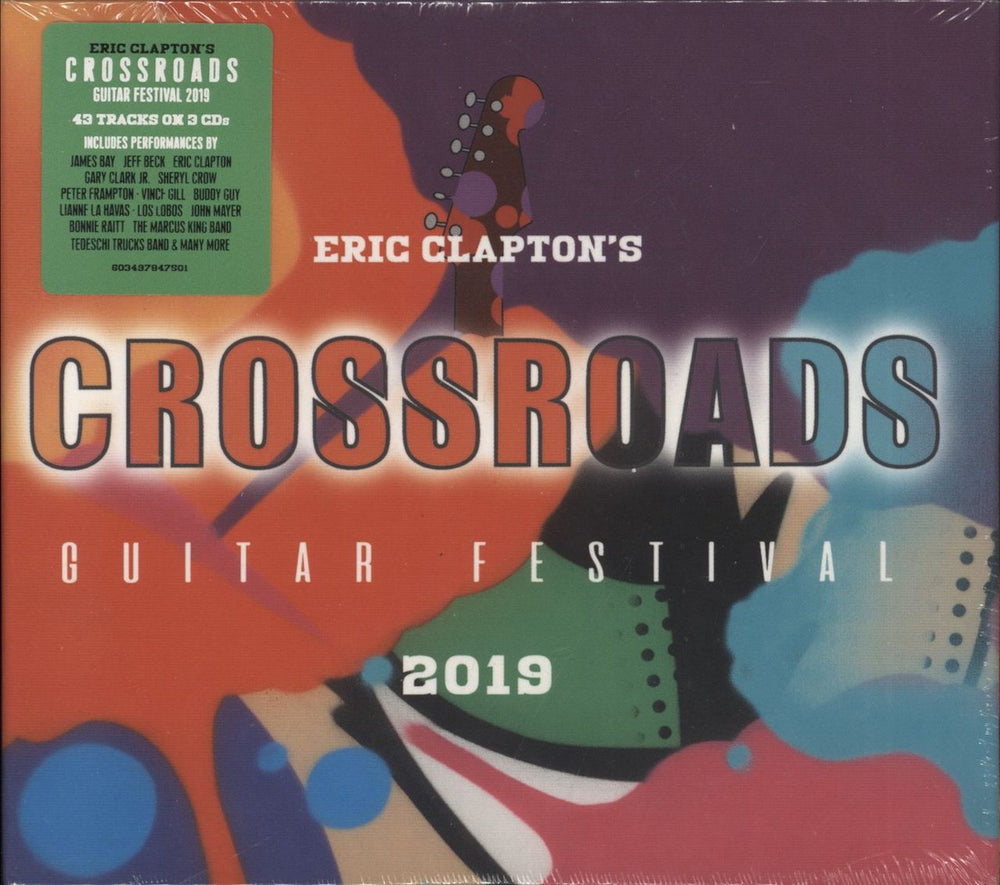 Eric Clapton Crossroads Guitar Festival 2019 - Sealed German 3-CD album set (Triple CD) 03497847501