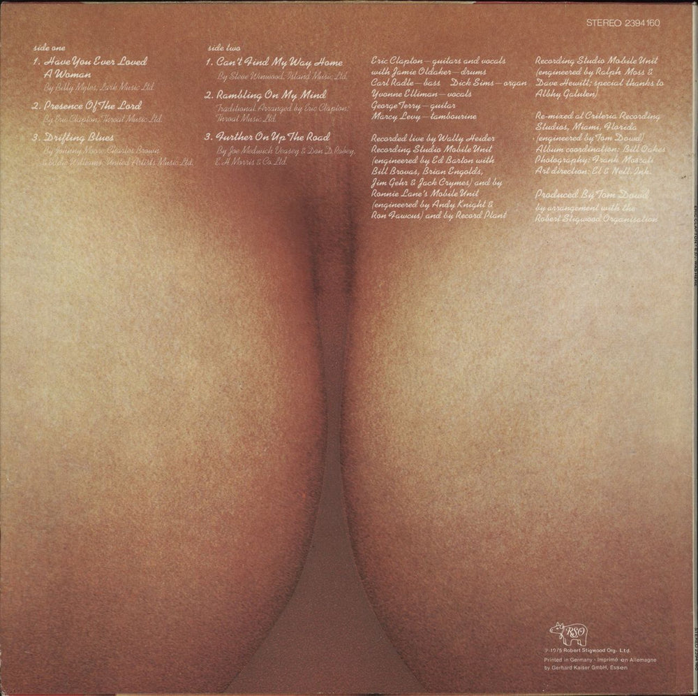 Eric Clapton E.C. Was Here German vinyl LP album (LP record)