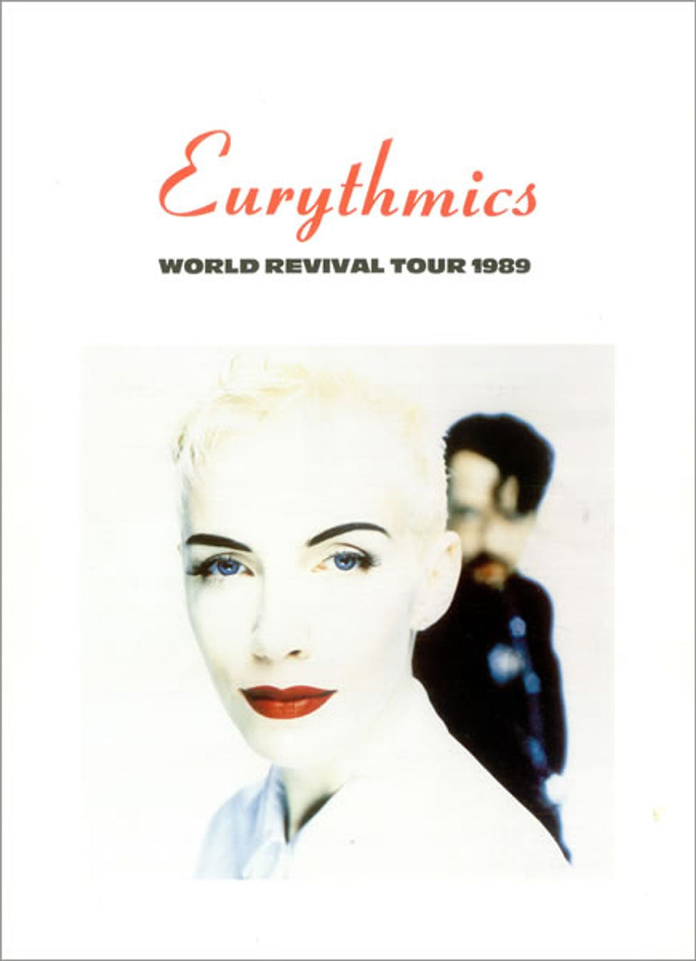 Eurythmics World Revival Tour 1989 + Ticket UK tour programme TOUR PROGRAMME