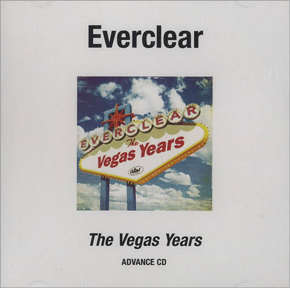 Everclear The Vegas Years US Promo CD-R acetate CD-R ACETATE